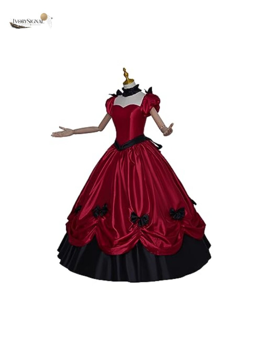 Women's Gothic Victorian Rococo Civil War Ball Gown Medieval Costume Dress - Picture 3 of 5